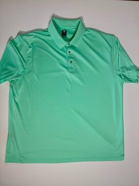 Classic Mint Green Men's Polo Shirt by